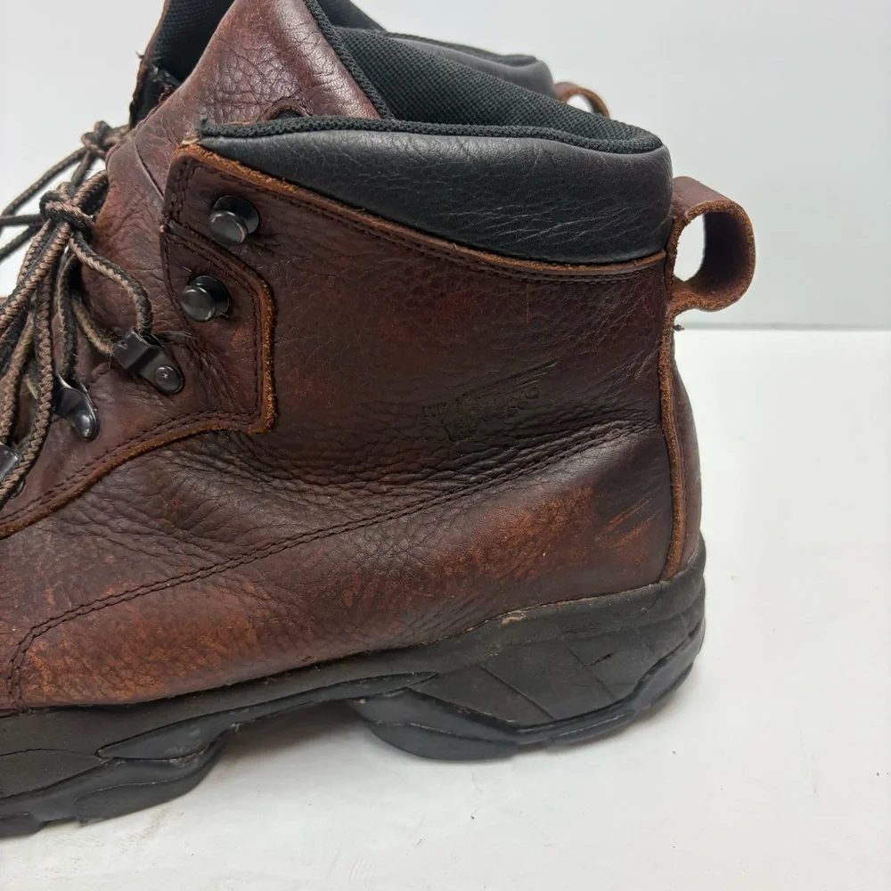 Red Wing Work Construction Boots Brown Leather Lace-up ASTM 2414 05 size 11